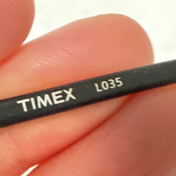 Timex L035 BR Titanium Eyeglasses Frame Men's Brown Rectangular 58-19-150 NEW - Picture 10 of 11